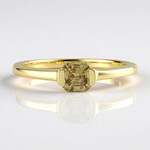 Anello in argento con Zircone Giallo