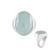 Brasilianischer Aquamarin-Silberring
