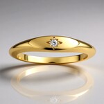 Bague en argent et Zircon