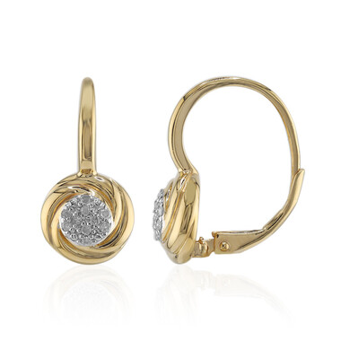 I3 (I) Diamant-Silberohrringe