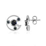 Boucles d'oreilles en argent et Opale Mezezo