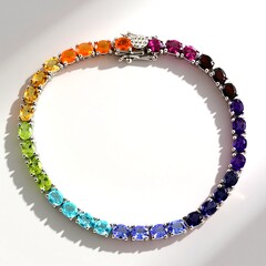 Bracciale in argento con Ametista Zambiana