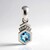 Ciondolo in argento con Topazio Blu Svizzero (Pallanova)