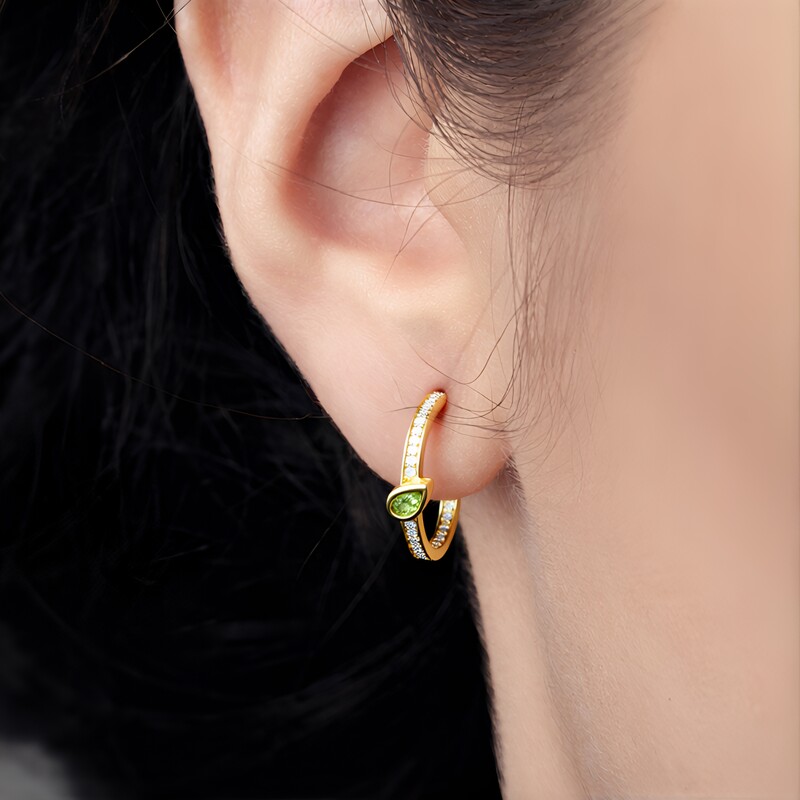 Sphen-Silberohrringe