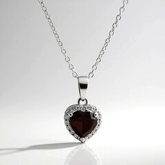 Collana in argento con Granato
