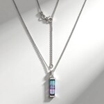 Collana in argento con Fluorite Bicolore (Adela Silber)