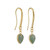 Pendientes en plata con Nefrita (Bali Barong)