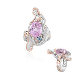 Anello in argento con Kunzite Brasiliana (Gems en Vogue)