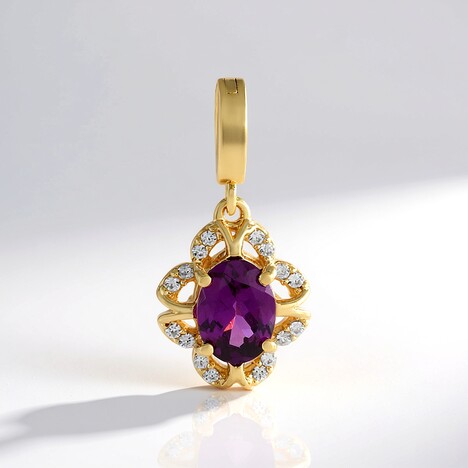 Ciondolo in argento con Umbalite