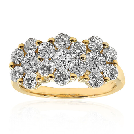 Gouden ring met I1 (H) Diamanten (CIRARI)