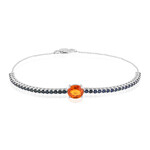 Oranger Ban Ka Cha-Saphir-Goldarmband