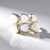 Anello in argento con Pietra di Luna Blu (KM by Juwelo)