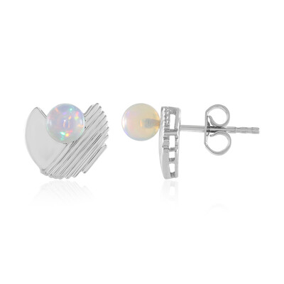 Pendientes en plata con Ópalo Welo AAA (de Melo)