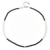 Mezezo Opal Silver Necklace