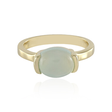 Bague en argent et Calcédoine bleue