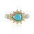 Sleeping Beauty Turquoise Silver Ring (Dallas Prince Designs)