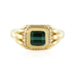 Bague en argent et Tourmaline verte de Benedito (Adela Silber)