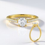 Anello in argento con Zircone (Adela Silber)
