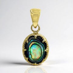 Ciondolo in argento con Conchiglia Abalone (Art of Nature)