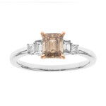 18K SI2 Brown Diamond Gold Ring (CIRARI)