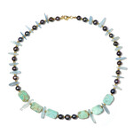 Collana in argento con Turchese Peruviano