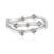 Zilveren ring met I2 Bruine Diamanten