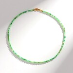 Collana in argento con Crisoprasio