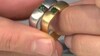 Bague en argent et Diamant vert (de Melo Essence)