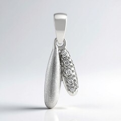Ciondolo in argento con Diamante I1 (G)