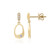 Pendientes en oro con Diamante SI1 (G) (Annette)
