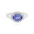 Anello in argento con Tanzanite