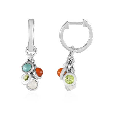 Orecchini in argento con Peridoto