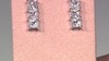 Boucles d'oreilles en argent et Topaze blanche