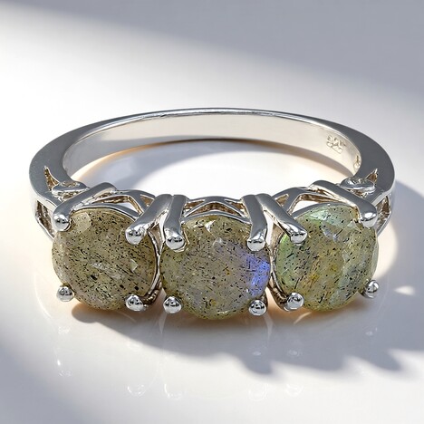 Anello in argento con Spectrolite