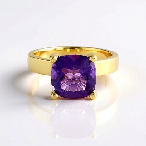 Anello in argento con Ametista del Marocco