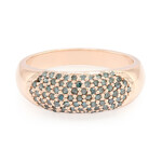 Anillo en plata con Diamante fantasía