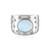 Anello in argento con Opale di Welo