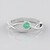 Anello in argento con Smeraldo Russo