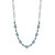 Collar en plata con Turquesa bella durmiente (Desert Chic)