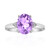 Lavendel-Amethyst-Silberring