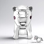 Charm in argento con Rubino (Annette)