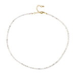 Zirkon-Silberhalskette