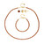 Hessonite Garnet Silver Set