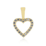 Zirkon-Silberanhänger