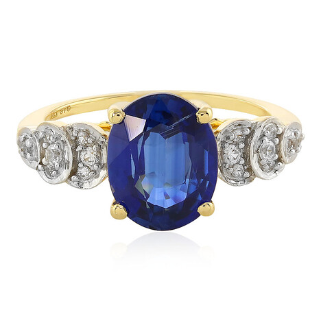 Anillo en oro con Cianita (Odyssey by Hannah)