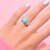 Sleeping Beauty Turquoise Silver Ring
