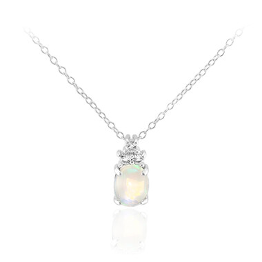 Welo-Opal-Silberhalskette