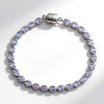 Bracciale in argento con Tanzanite