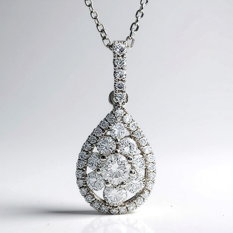 Collana in oro con Diamante SI1 (H) (CIRARI)