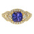 Anello in oro con Tanzanite AAA (CIRARI)
